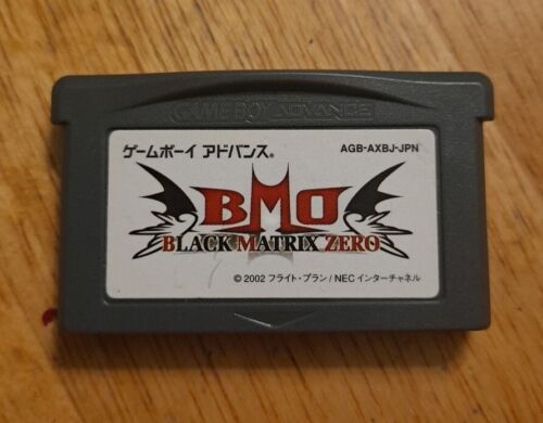 MATRICE NOIRE ZÉRO BMO Gameboy Advance Nintendo gba agb-axbj-jpn importation Japon  - Photo 1/2