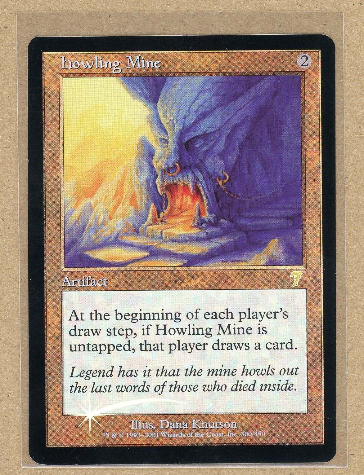 howling Mine foil - 7th Edition, NM-EX+. MTG