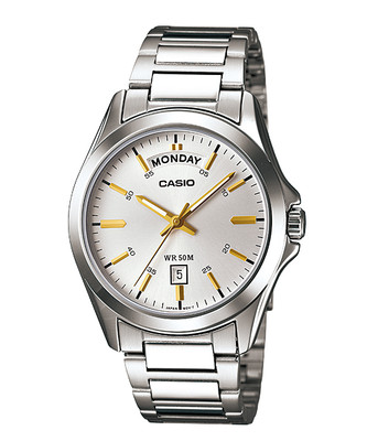 Casio New Original MTP-1370D-7A2 Men Analog Stainless Steel Watch