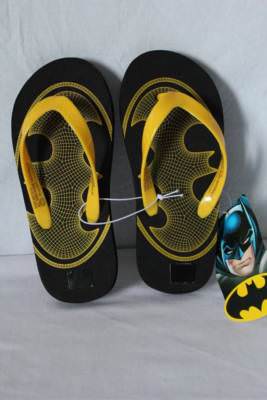 NEW Boys Batman Flip Flops Size Sandals Summer Shoes DC