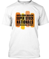 Retro Super Stock Drag Racing Tee T-Shirt Made in the USA Size S to 5XL