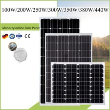12V 440W 380W 350W 300W 250W 200W 100W Solar Panel Mono Generator Battery Charge