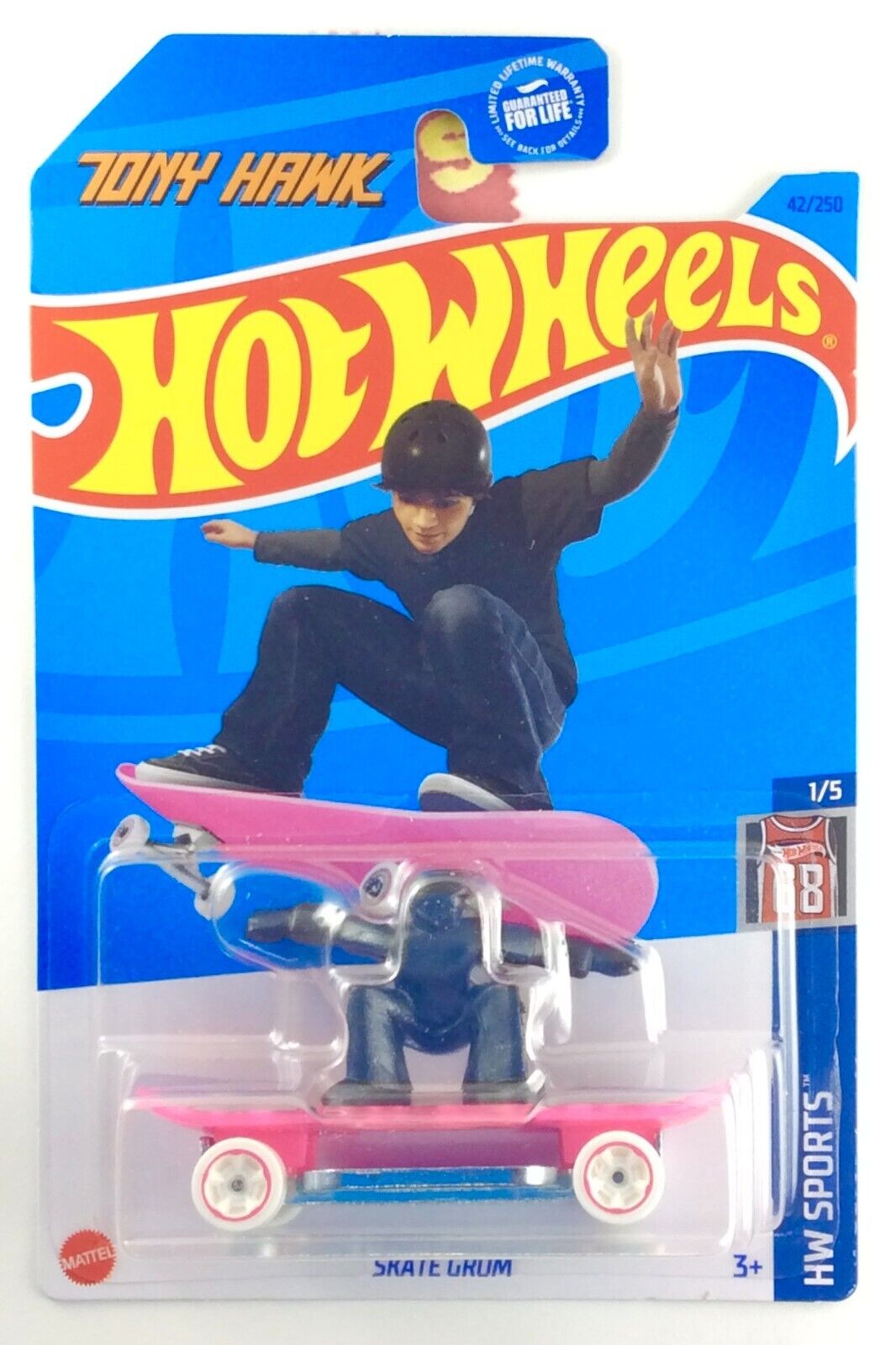 JCÉTÉ23 HOT WHEELS SKATE - TONY HAWK - PLANCHE À DOIGT AVEC