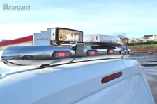 Rear Roof Bar + Beacon + LEDs For Citroen Berlingo Multispace 16 - 19 Stainless