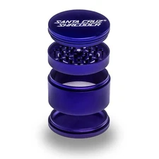 Santa Cruz Shredder JUMBO 4 Piece Grinder 4" w/ Textured Grip - PURPLE