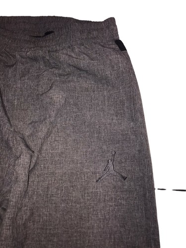 Jordan Pants Youth M Kids Gray Lightweight Zipper Ankles Jumpman Casual NWT - Picture 2 of 17