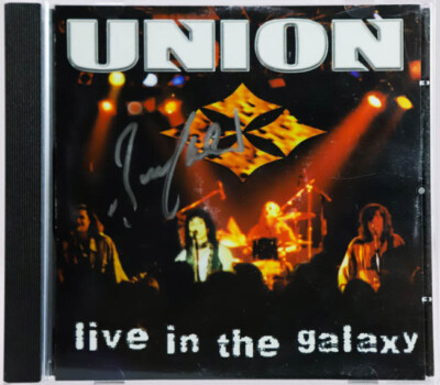 CD UNION LIVE IN THE GALAXY AUTOGRAPHED BY BRUCE