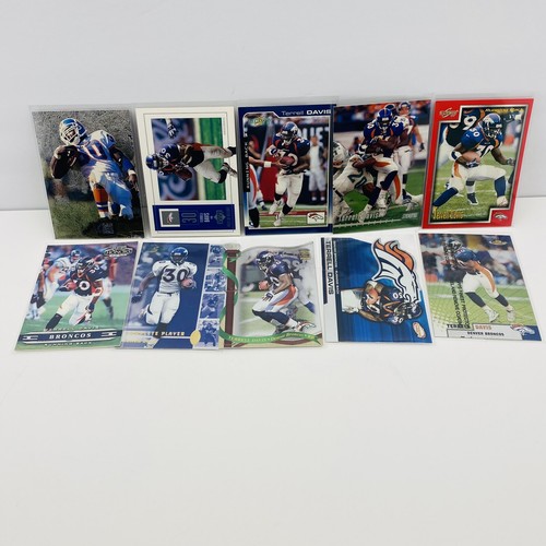 Terrell Davis 50 Card Lot NFL MVP HOF Denver Broncos - Picture 6 of 6