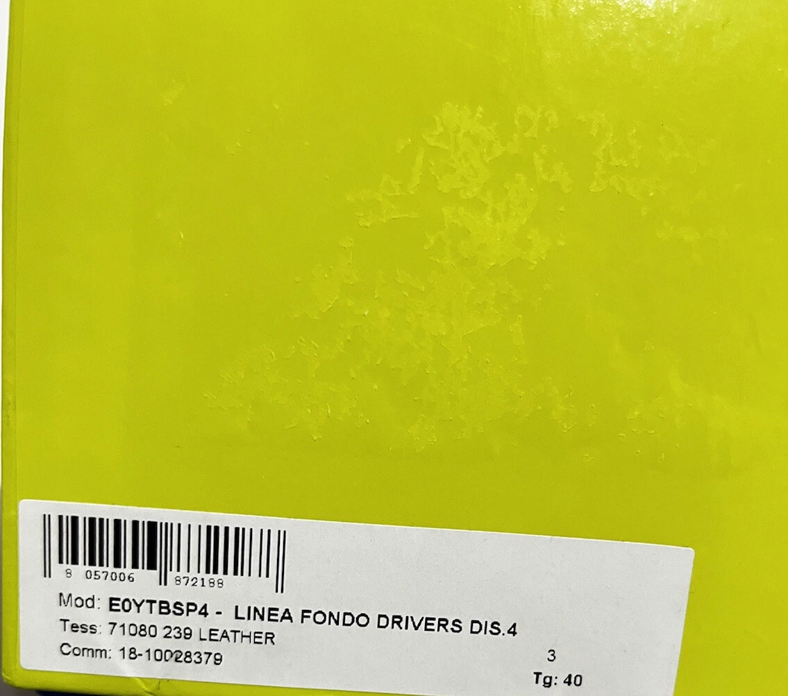 Mocassini Versace Jeans Linea Fondo Drivers Dis.4 Blu Taglia EU 40 UK 6