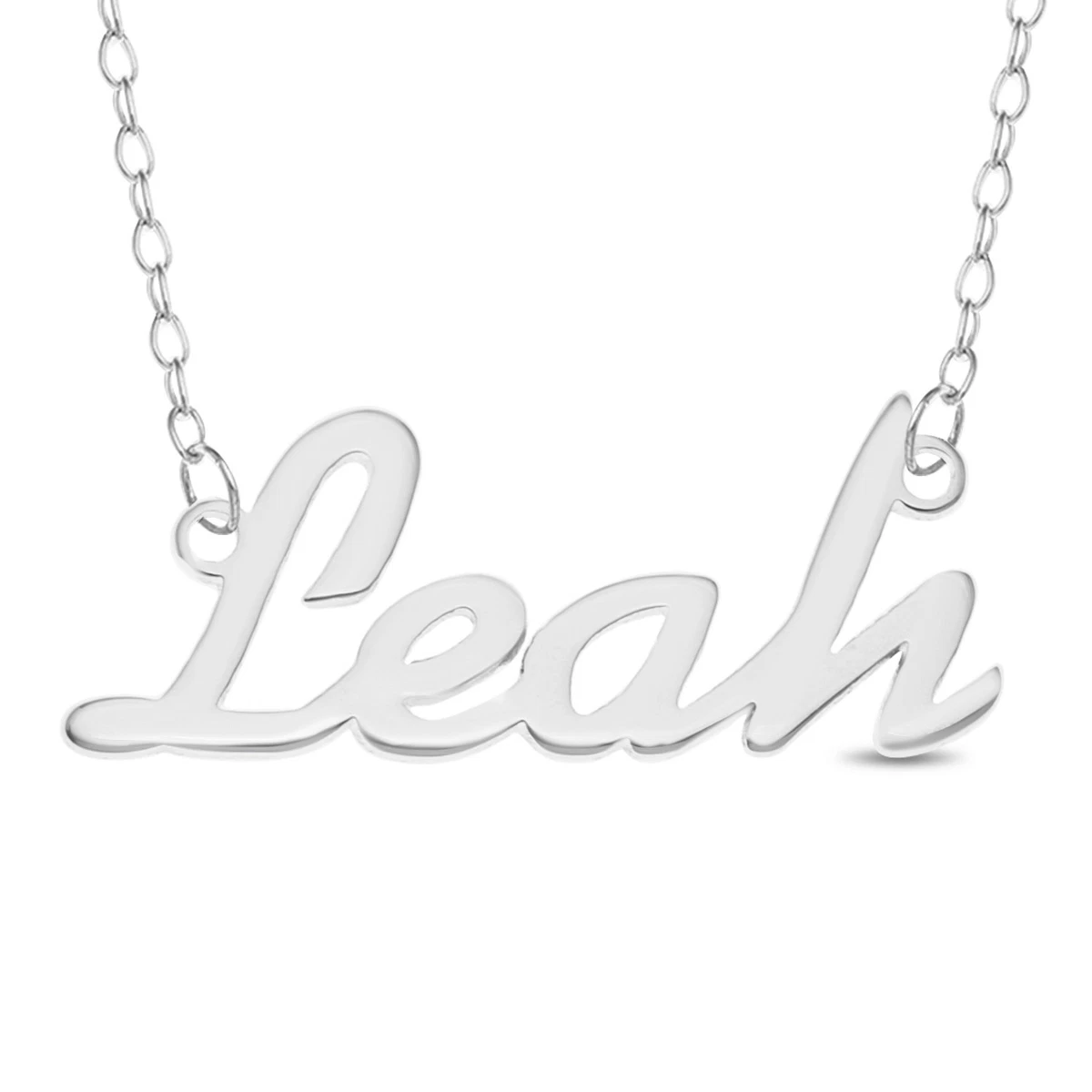 Leah name necklace deals