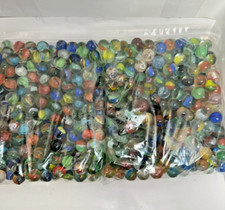5 lbs 8.6 oz Vintage Estate Swirl Cat's Eyes Marbles Various Sizes 8