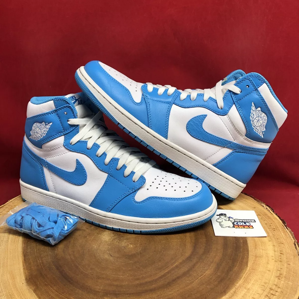 Nike Air Jordan 1 Retro High UNC Og 555088-117 Size 10 I III IV VI XI XII |  eBay