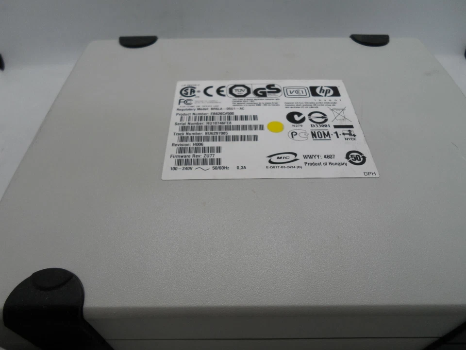 HP STORAGEWORKS DAT72 DDS5 USB EXTERNAL DRIVE 393491-001 DW027A DW027-60005 - Image 3 of 3