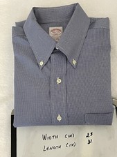 Brooks Brothers Shirt 15 1/2 - 4/5 346 Blue Long Sleeve
