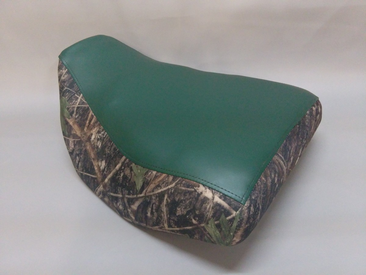 Honda TRX200D Type II Seat Cover 2-TONE GREEN & CAMO 25 COLOR