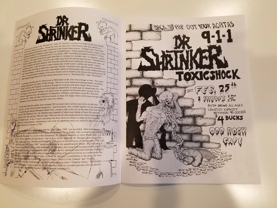 Твердый 30-страничный журнал/буклет DR.SHRINKER (болезненный святой, вскрытие, импетиго) - Изображение 4 из 4