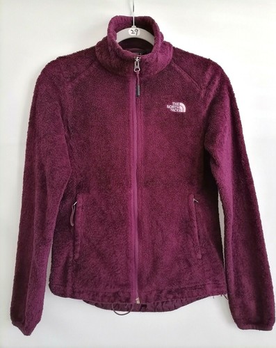 Full Zip Fuzzy Fleece Jacket Magenta XS 