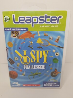 Leap Frog Leapster Learning Game I Spy Challenger-C21 1st-4th grade 6-10 years