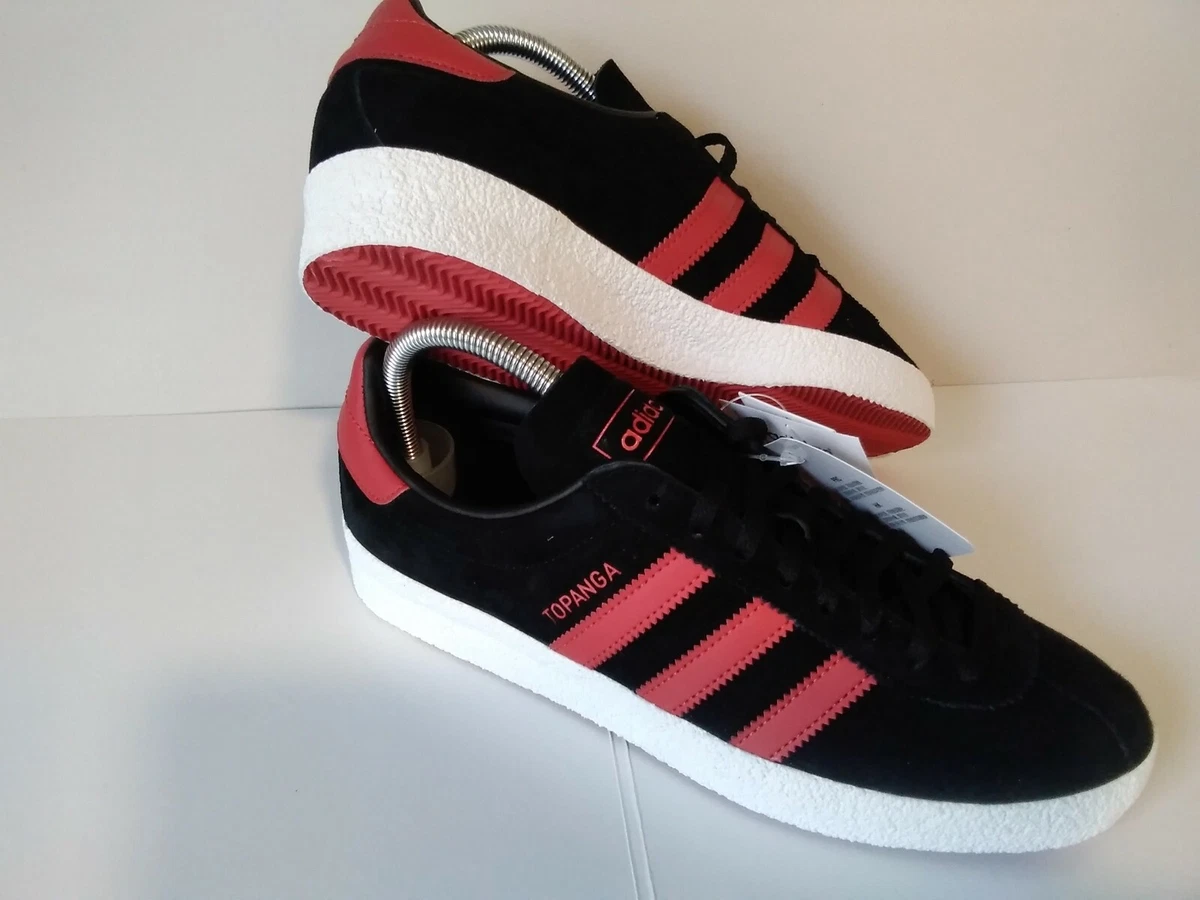 dæmning Zoologisk have Synlig ADIDAS ORIGINALS TOPANGA NEW MENS SHOES TRAINERS IN BLACK/RED TRAINERS Uk  7.5 | eBay