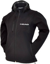 New Head Swimming Diving Women's Xs Hooded Softshell Coat Jacket Black 459104