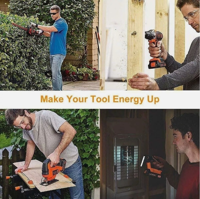 20V Lithium-Ion Battery replacement for Black and Decker 20Volt LBX20 LBXR20