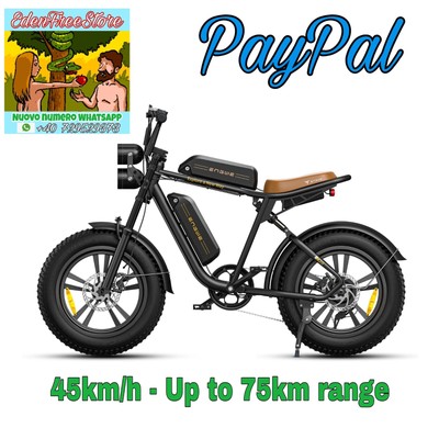  ENGWE M20 ELECTRIC BICYCLE WITH BIG WHEELS 20*4.0 HIGH AUTONOMY 75KM