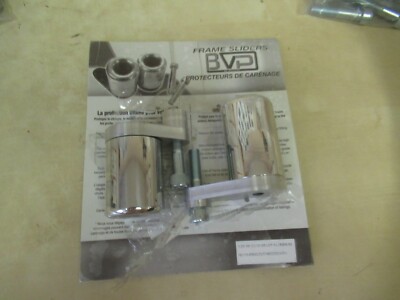 BVP - CHROME BILLET METAL FRAME GUARD SLIDER SET - NO-CUT - YAMAHA R6 2003-2005