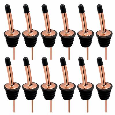 Homestia Lot de 12 verseurs à cocktail en acier inoxydable avec 5 bouchons