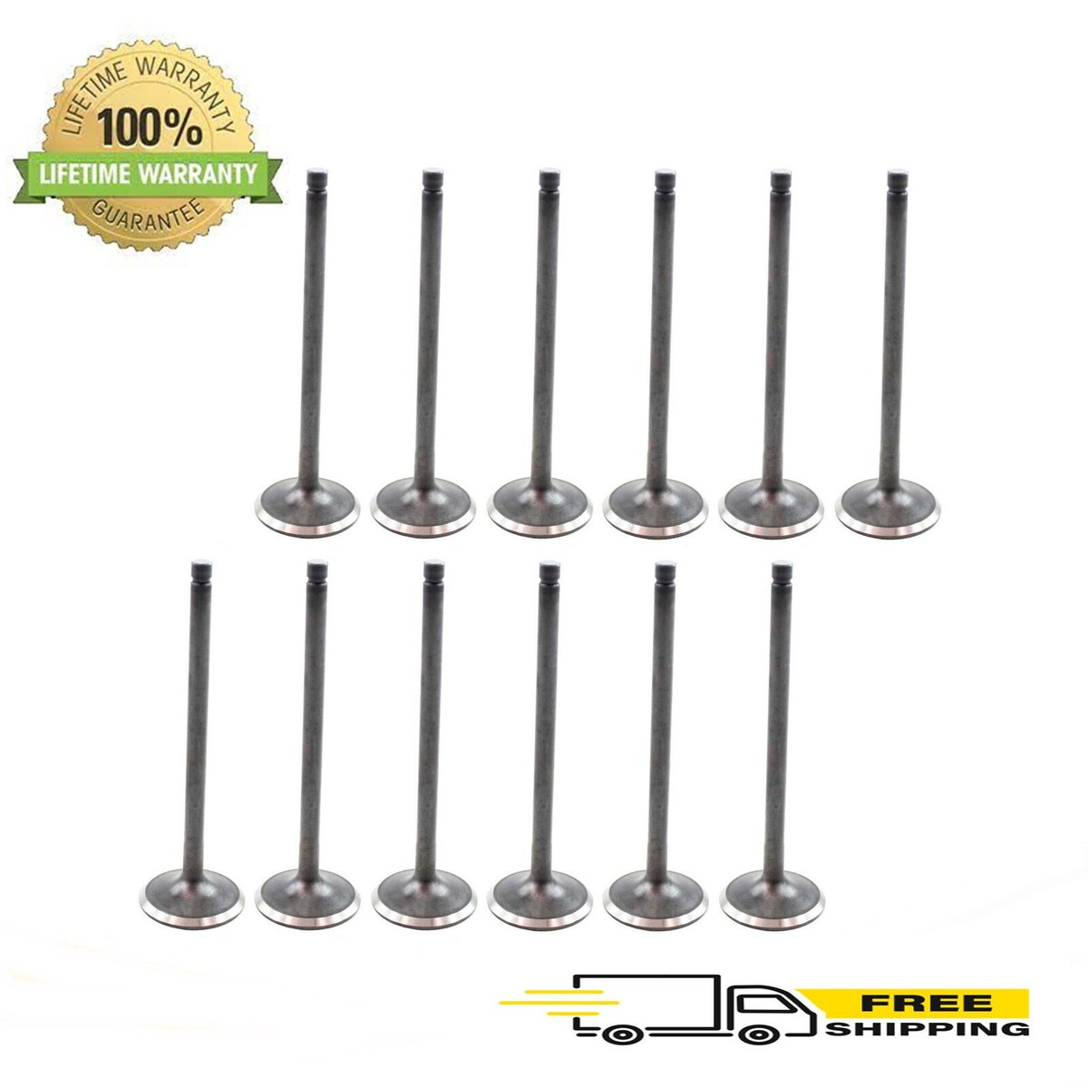FULL SET-12 INTAKE VALVES fits 90-97 NISSAN 300ZX 3.0L DOHC V6