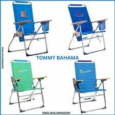 Tommy Bahama Hi-Boy Beach Chair, Reclining, Folding, 300 lb Capacity,  NEW