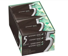 Five 5 Gum Sweet Mint Sugar free Gum, 15 Piece (10 Packs)