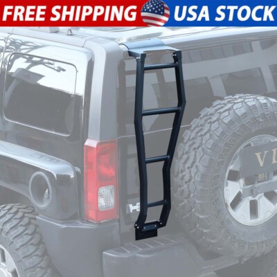 Alu Alloy Tailgate Window Extension Climbing Ladder For Hummer H3 SUV ...