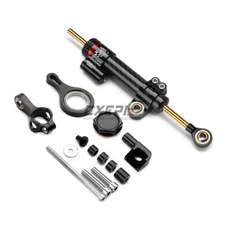Short Carbon Steering Damper Bracket For YZF-R1 YZFR1 2002-2017 YZFR6 2006-2020