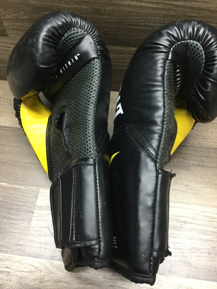 EVERLAST Elite Pro Style Training Gloves Black 16 oz With