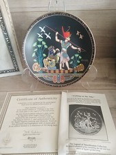 Bradford Exchange Plate Fishing On The Nile  Boxed Certificate Vintage 1991