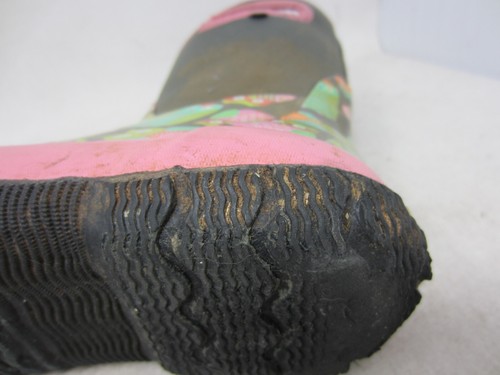 Bogs Classic Owl Kids Youth Pull-On Neoprene Waterproof Rain Boots - Size 2 - Picture 15 of 18