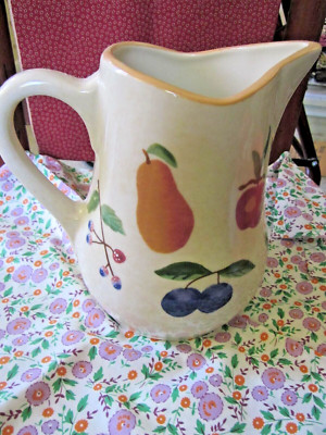 V78, Longaberger, Fruit Medley Pitcher,
