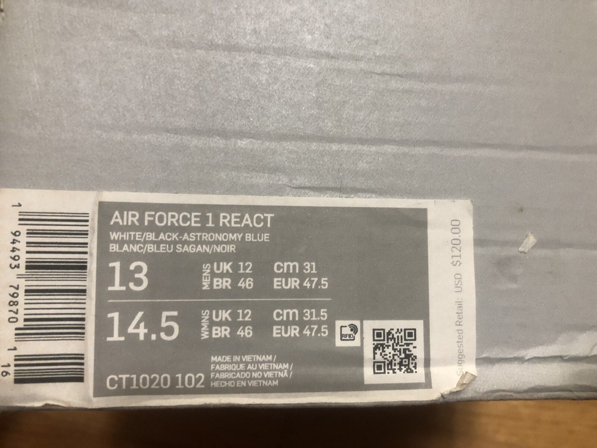 nike air force 1 react astronomy