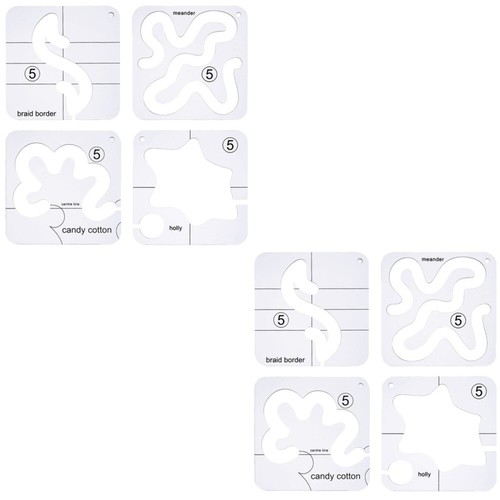 2 Count Quilting Templates Sewing Supplies for Quilters Clearance Prime