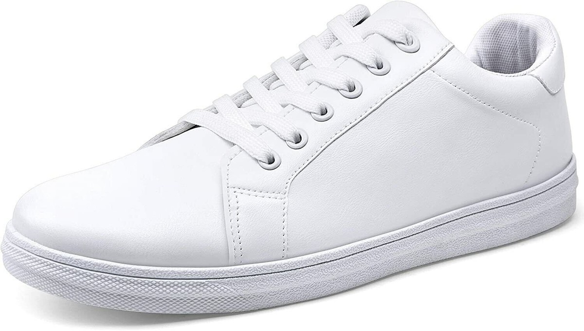 JOUSEN by MILAN Men's Fashion Sneakers White Casual Shoes for Men