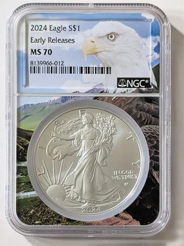 2024 EAGLE S$1 ER SILVER DOLLAR NGC MS 70 PHILADELPHIA MINT SKU 81339966-012