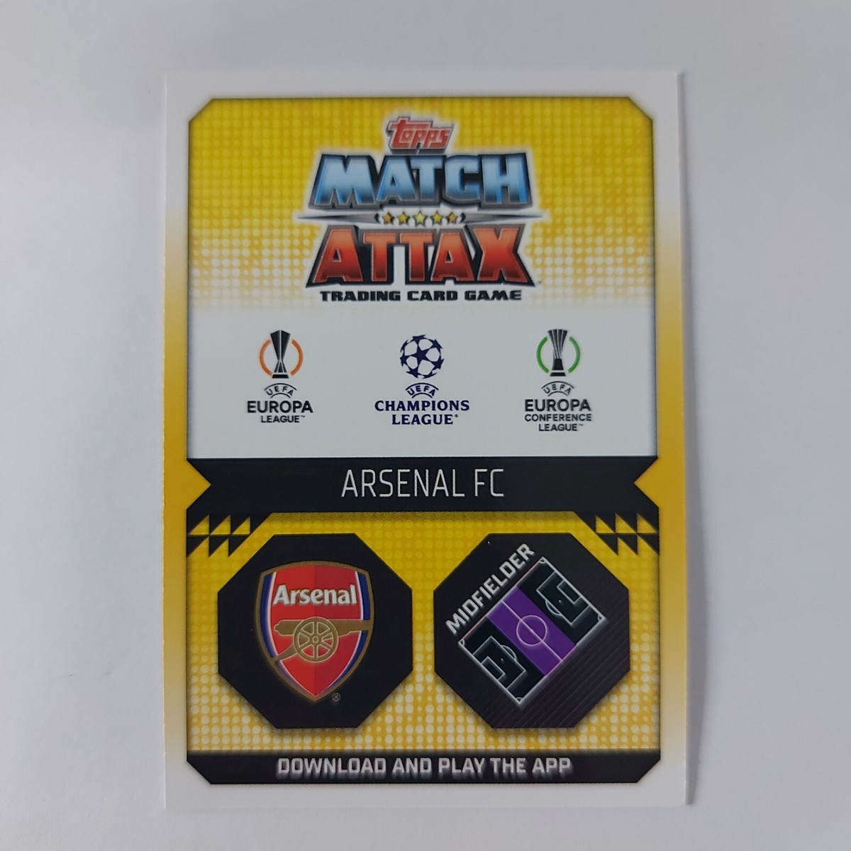 2022-23 Topps Match Attax EMILE SMITH ROWE Styler Arsenal FC