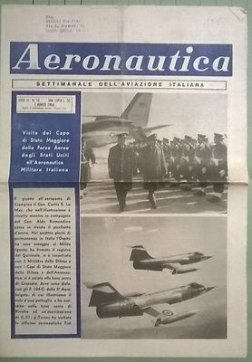 Aeronautics Sett. Le N.10 Of 07/03/64 Visit Of Gen. Curtis E. Le May - 181