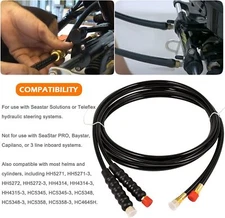 HO5116 Hose Kit 16ft for Seastar Hydraulic Outboard Steering Boat Teleflex Marin