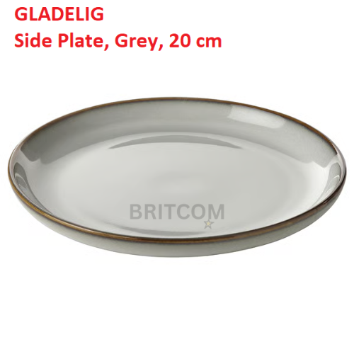 Gladelig Ikea Grey Dishes New IKEA GLADELIG Grey Side Plate – 20cm