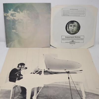 VINTAGE APPLE RECORDS JOHN LENNON - IMAGINE STEREO 12