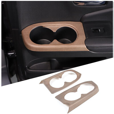 Pear Wood Grain Rear Center Beverage Cup Holder Trim For Honda Pilot 2016-2022