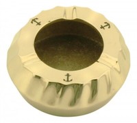 Aschenbecher Ascher Ø 6,5 X 2,5 Cm Messing
