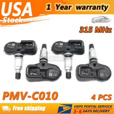 GEARTRONICS 4-Pack TPMS Sensors For Lexus & Toyota – 42607-30060, PMV-C010, With Service Kits