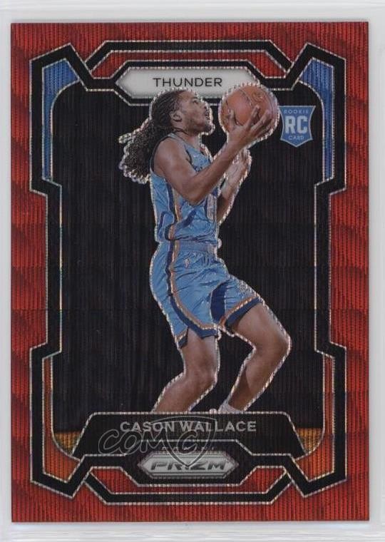2023-24 Panini Prizm Ruby Wave Prizm Cason Wallace #139